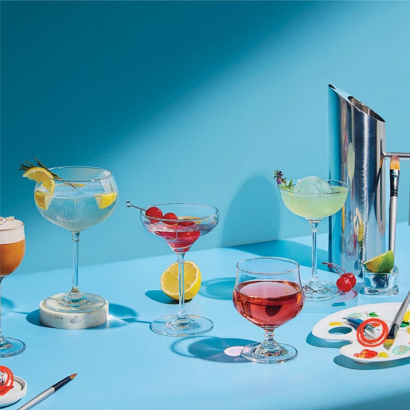 Ocean The Palette Coupe Glass - 205ml (Set of 6) - Elegant Stemware for Champagne, Cocktails, Sparkling Wine - Image 5